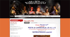 Desktop Screenshot of barbapedana.it