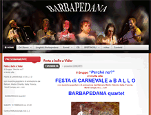 Tablet Screenshot of barbapedana.it